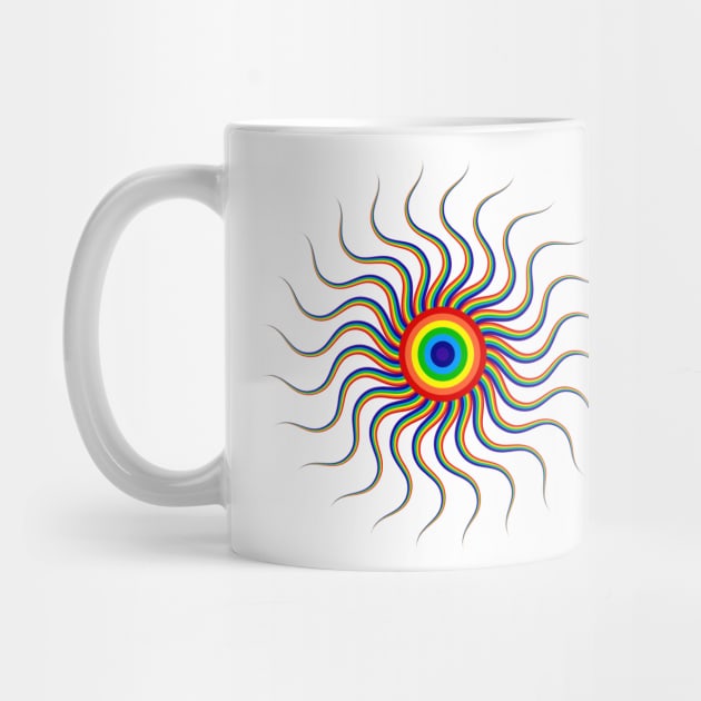 Rainbow Sun by Beesgifts